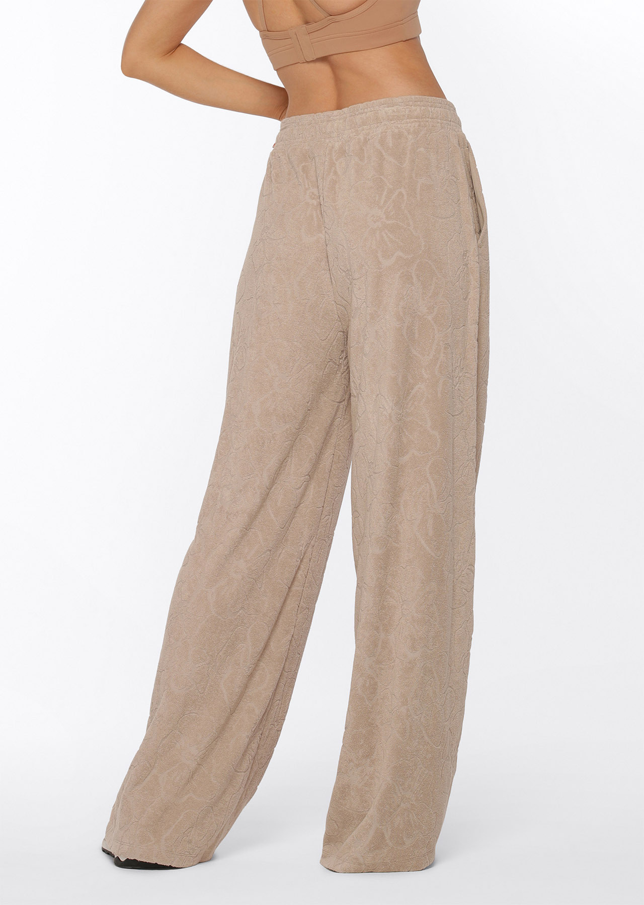 Lorna Jane Hibiscus Towelling Trackpant
