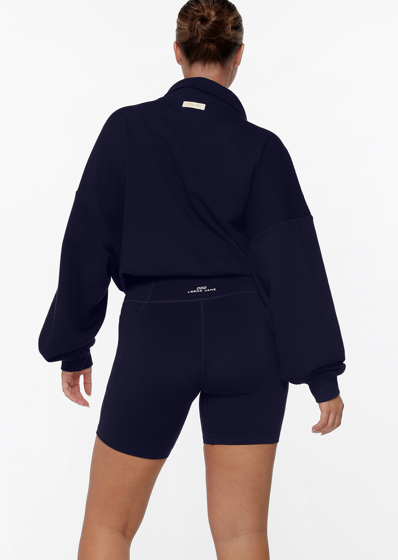 Lorna Jane Rib Quarter Zip Sweat