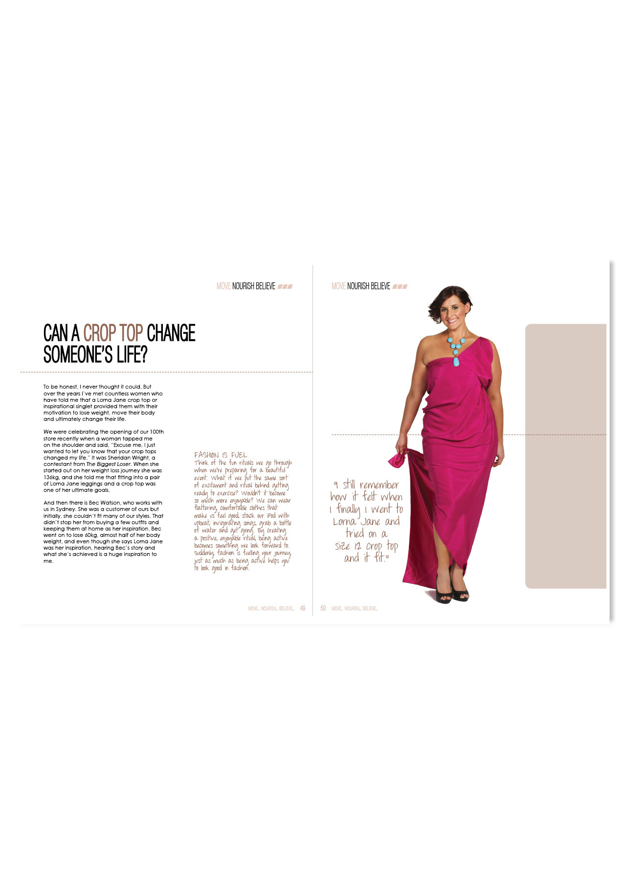 Lorna Jane Move Nourish Believe Paperback