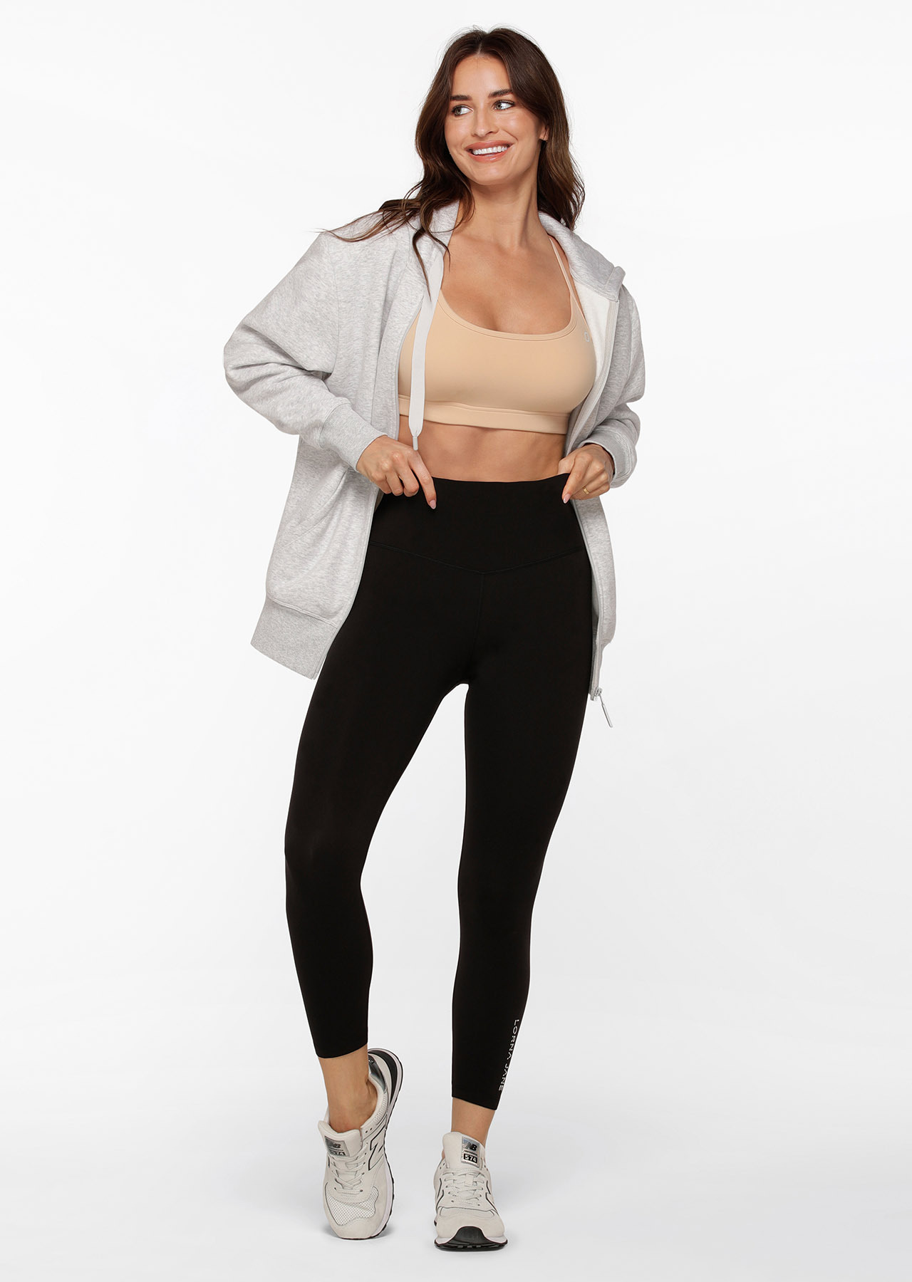 Lorna Jane Fleece Zip Thru Hoodie