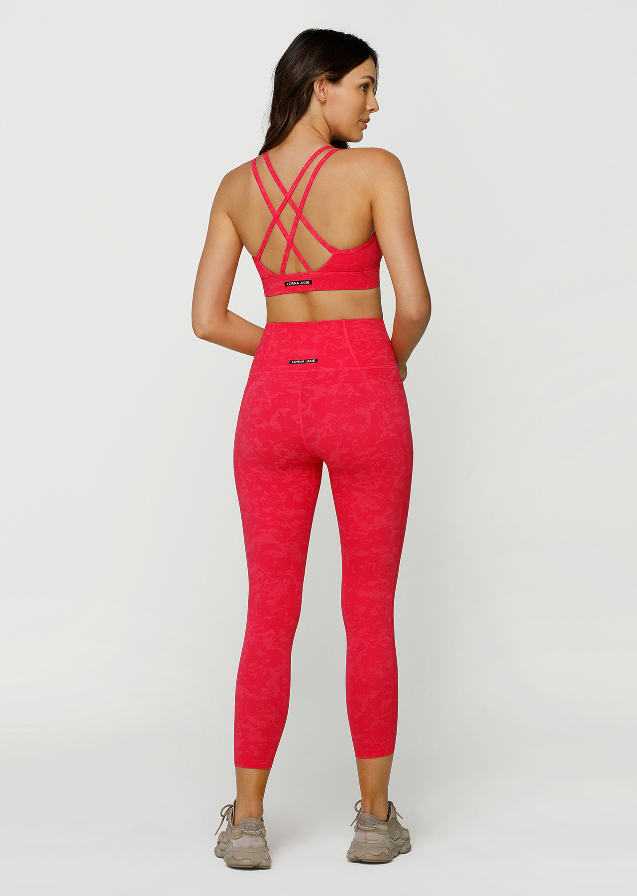 Lorna Jane Hi-Fold No Ride Ankle Biter Leggings