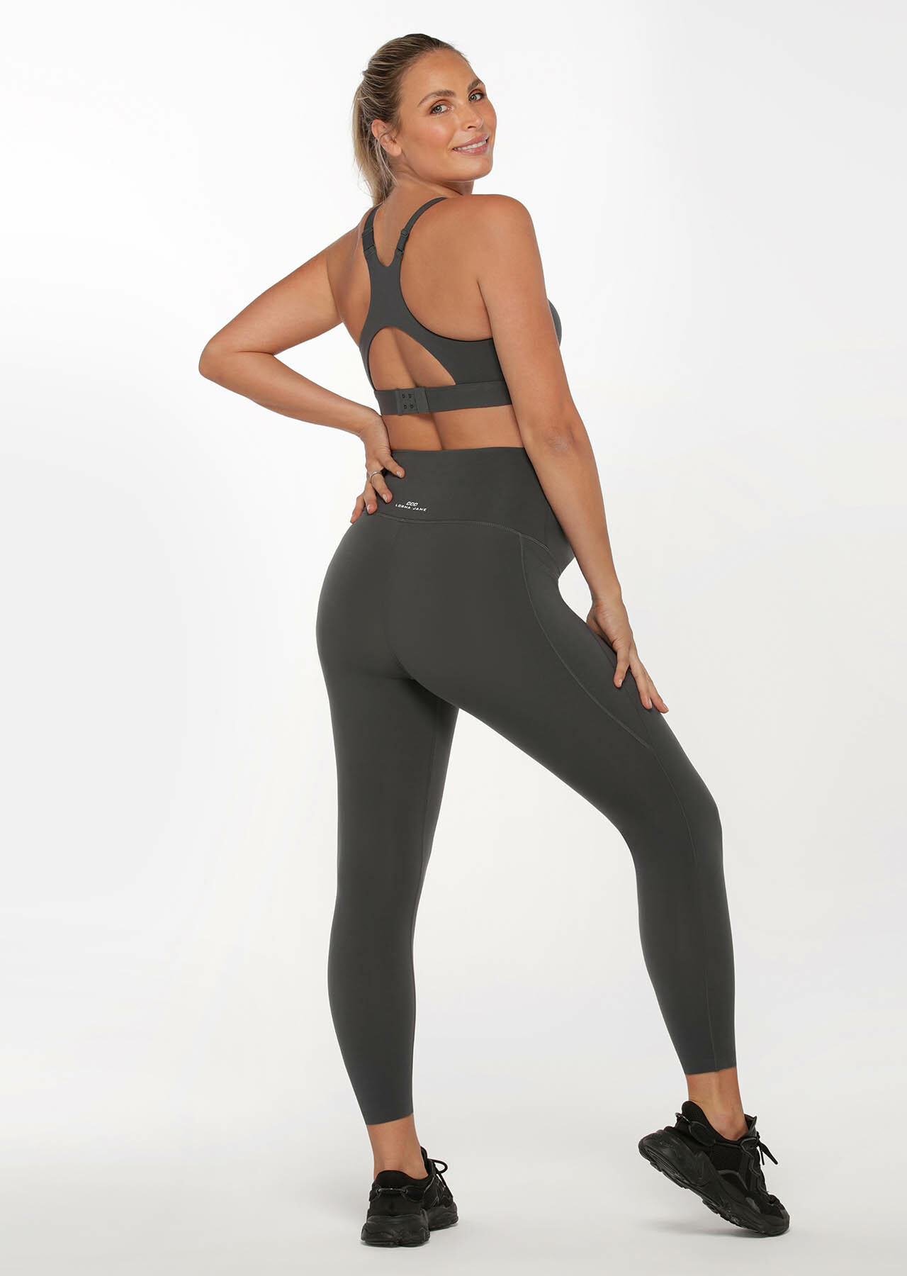 Lorna Jane Full Coverage Maternity Phone Pocket Ankle Biter Leggings