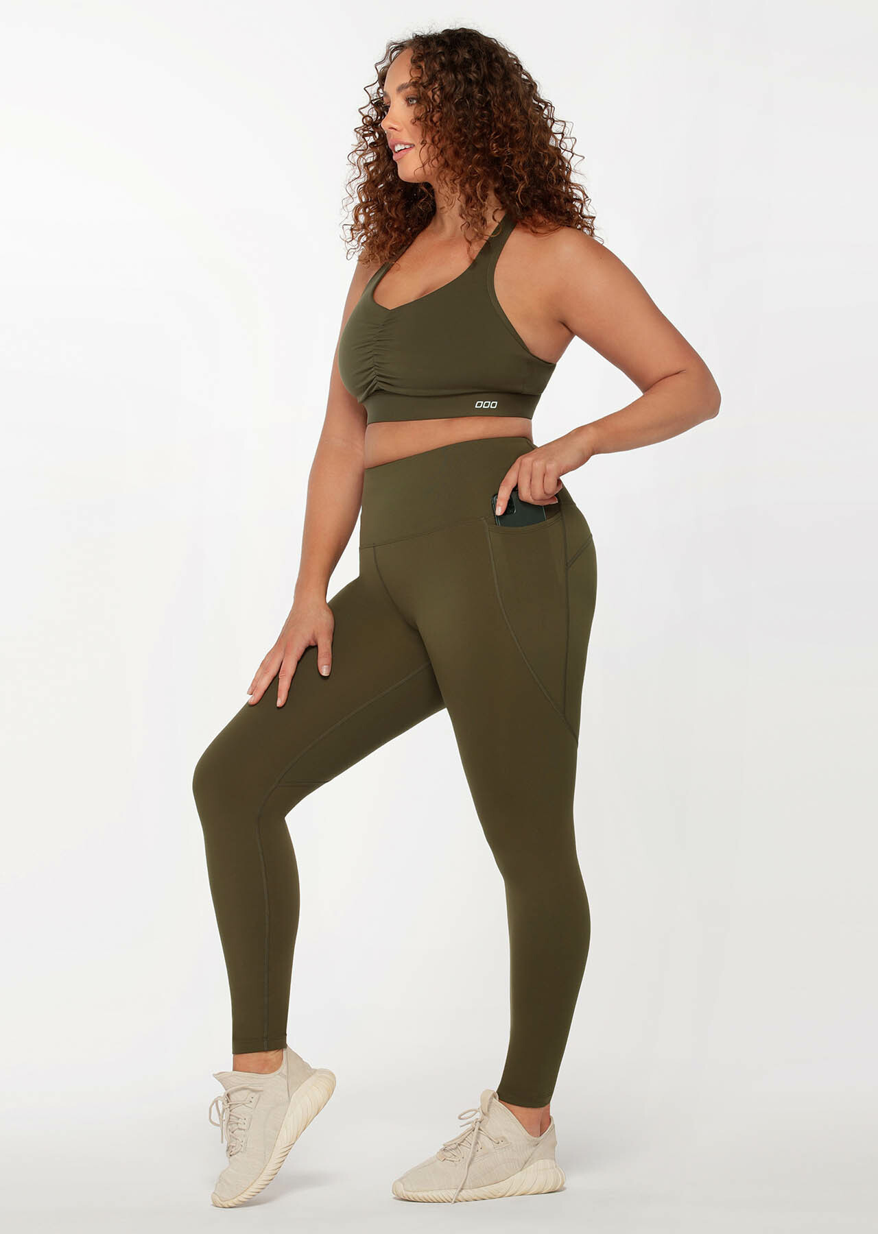 Lorna Jane Amy Thermal Phone Pocket Full Length Leggings