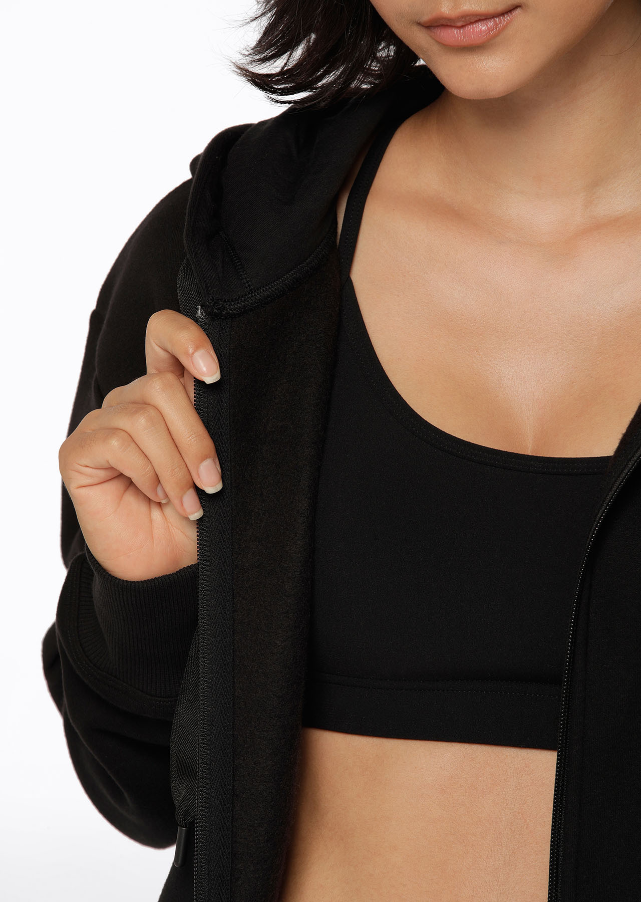 Lorna Jane Fleece Zip Thru Hoodie