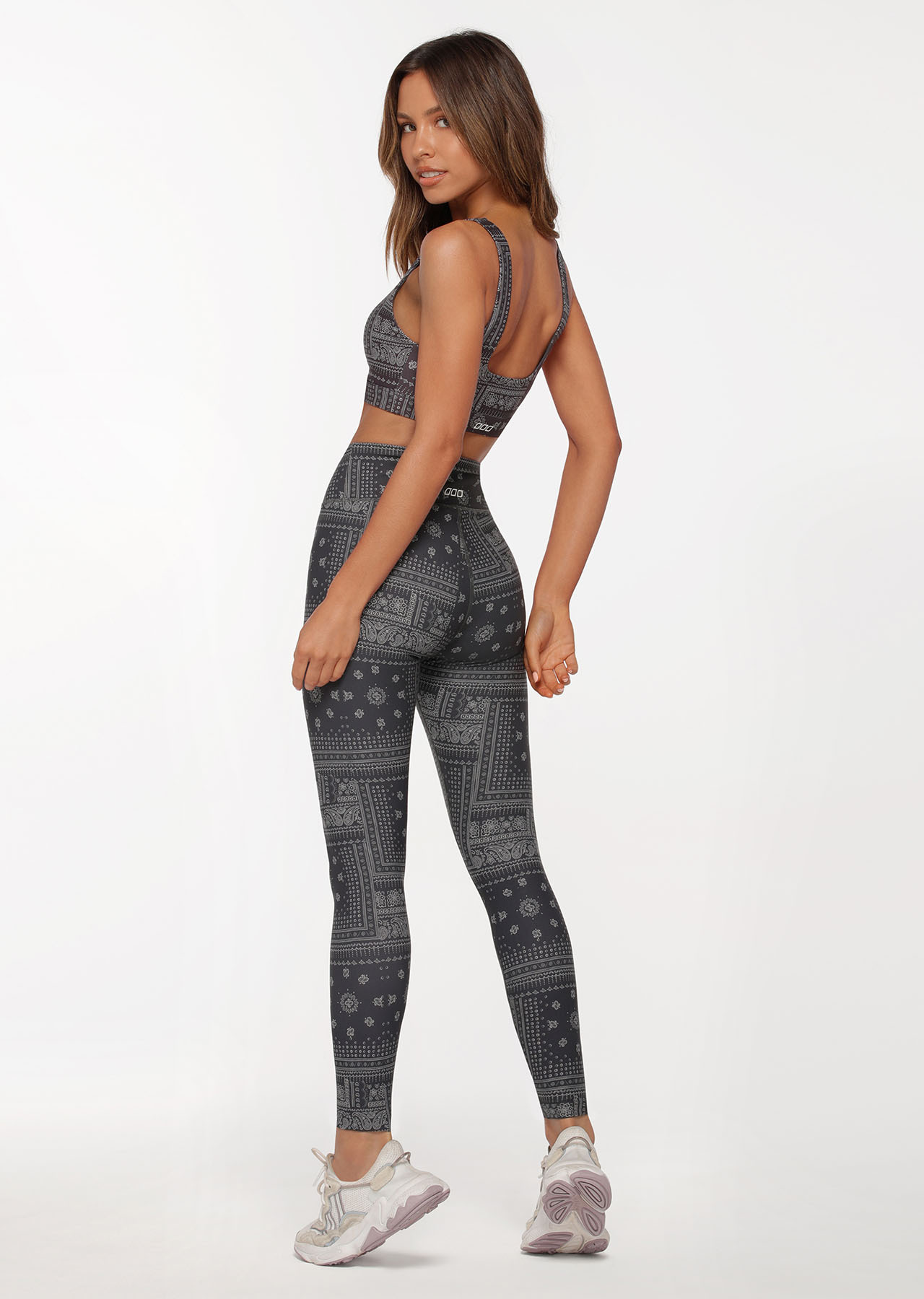 Lorna Jane Bandana Paisley Sports Bra