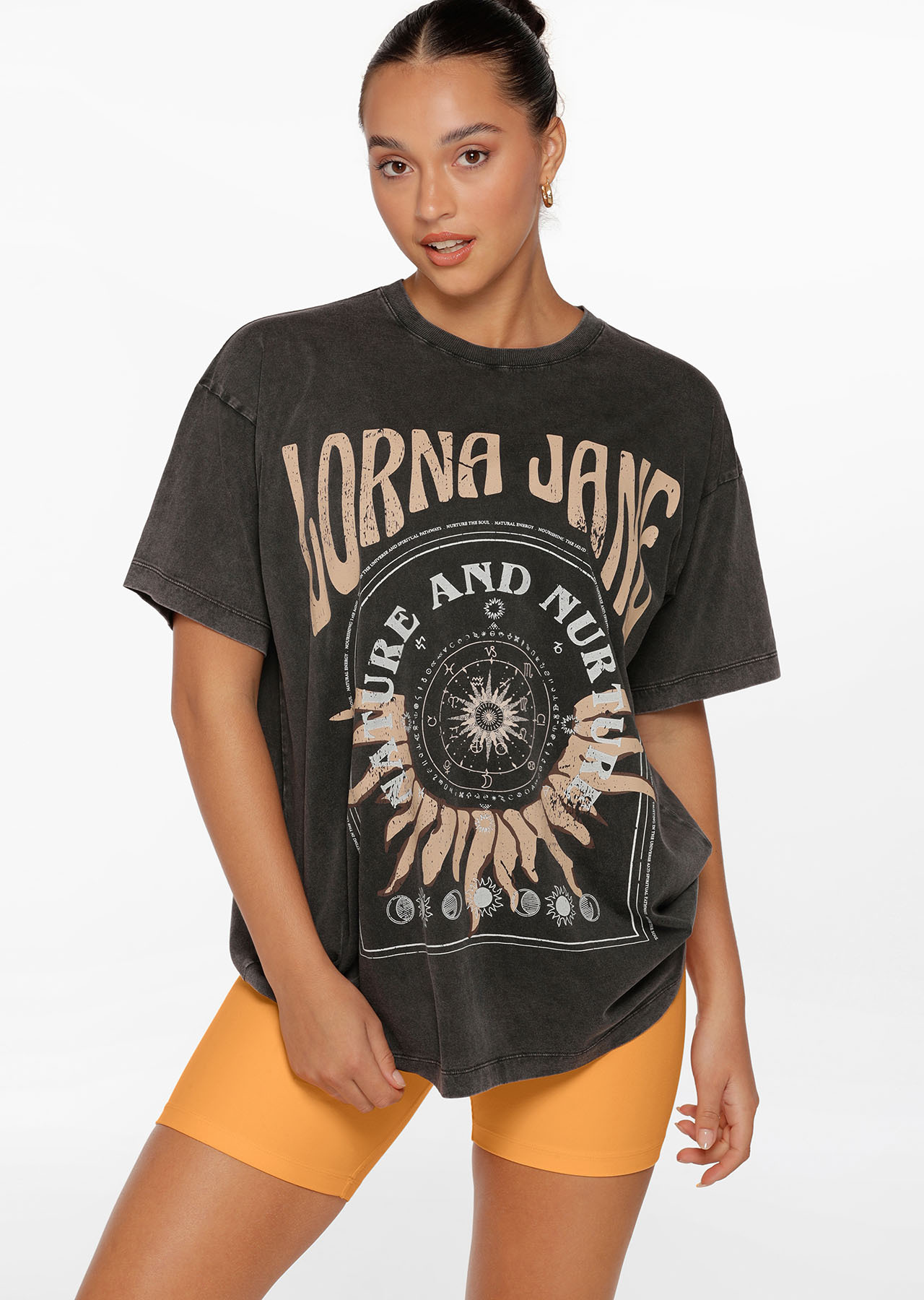 Lorna Jane Nature And Nurture Washed Oversized Tee