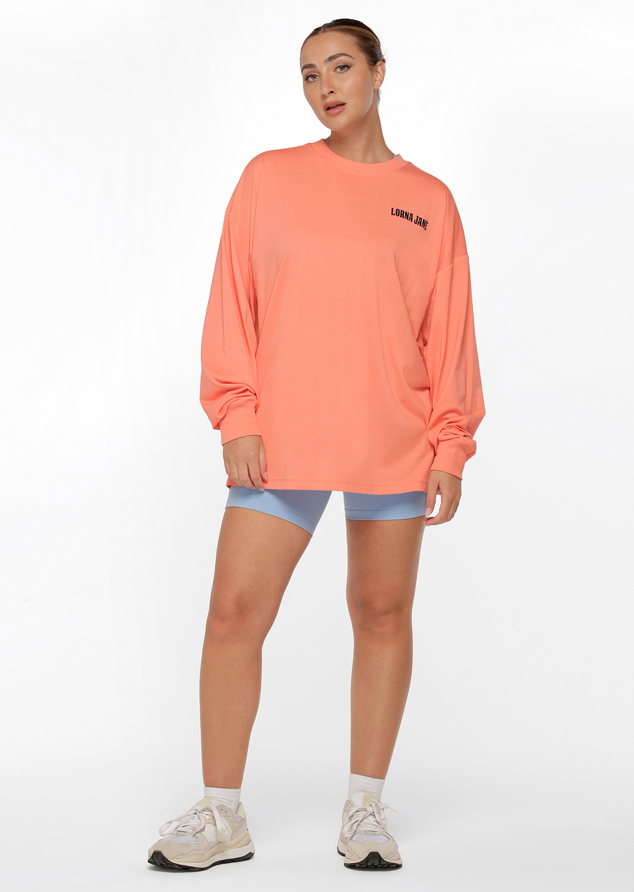 Lorna Jane Too Blessed Oversized Long Sleeve Top
