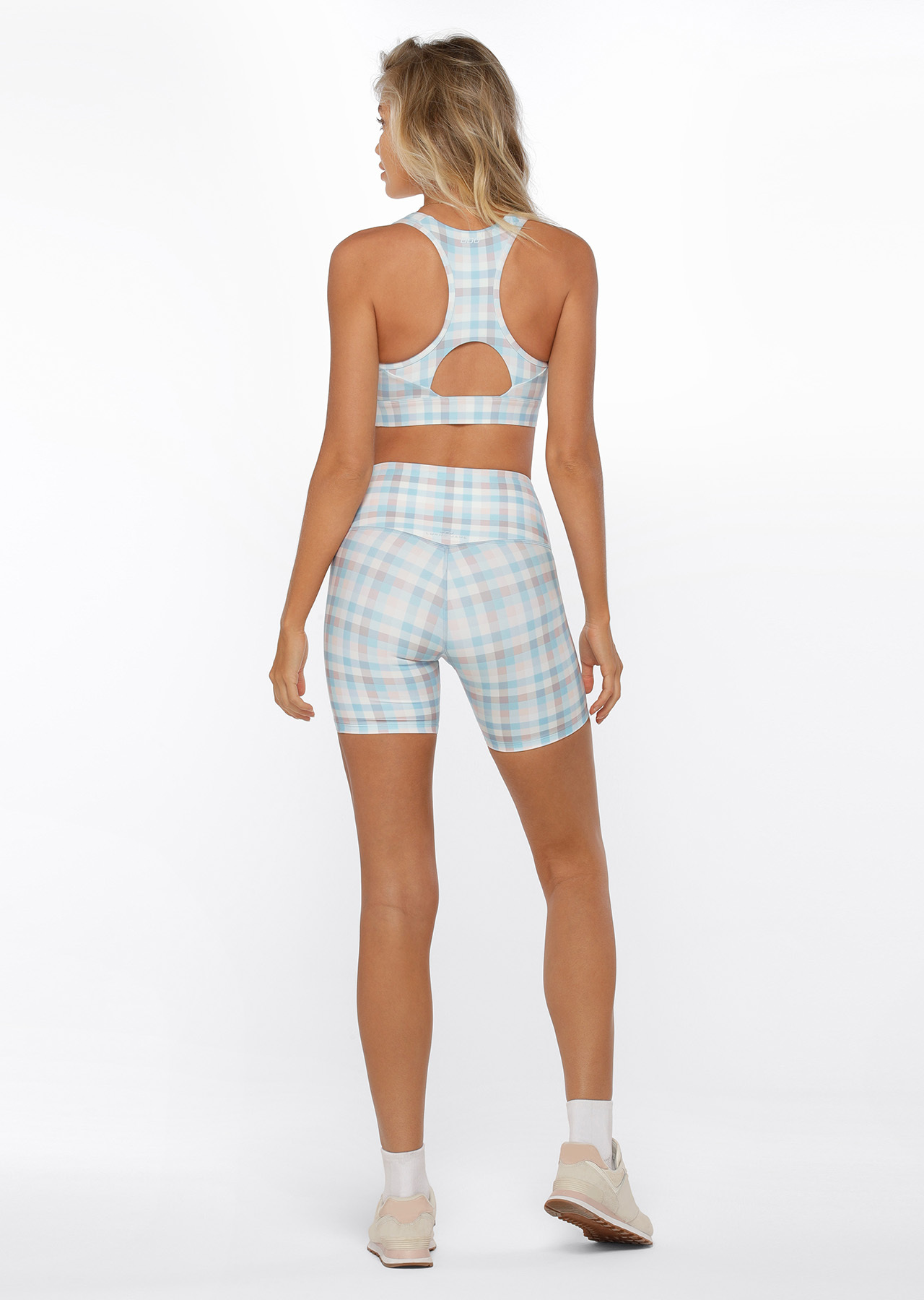 Lorna Jane Sunrise Check Bike Short