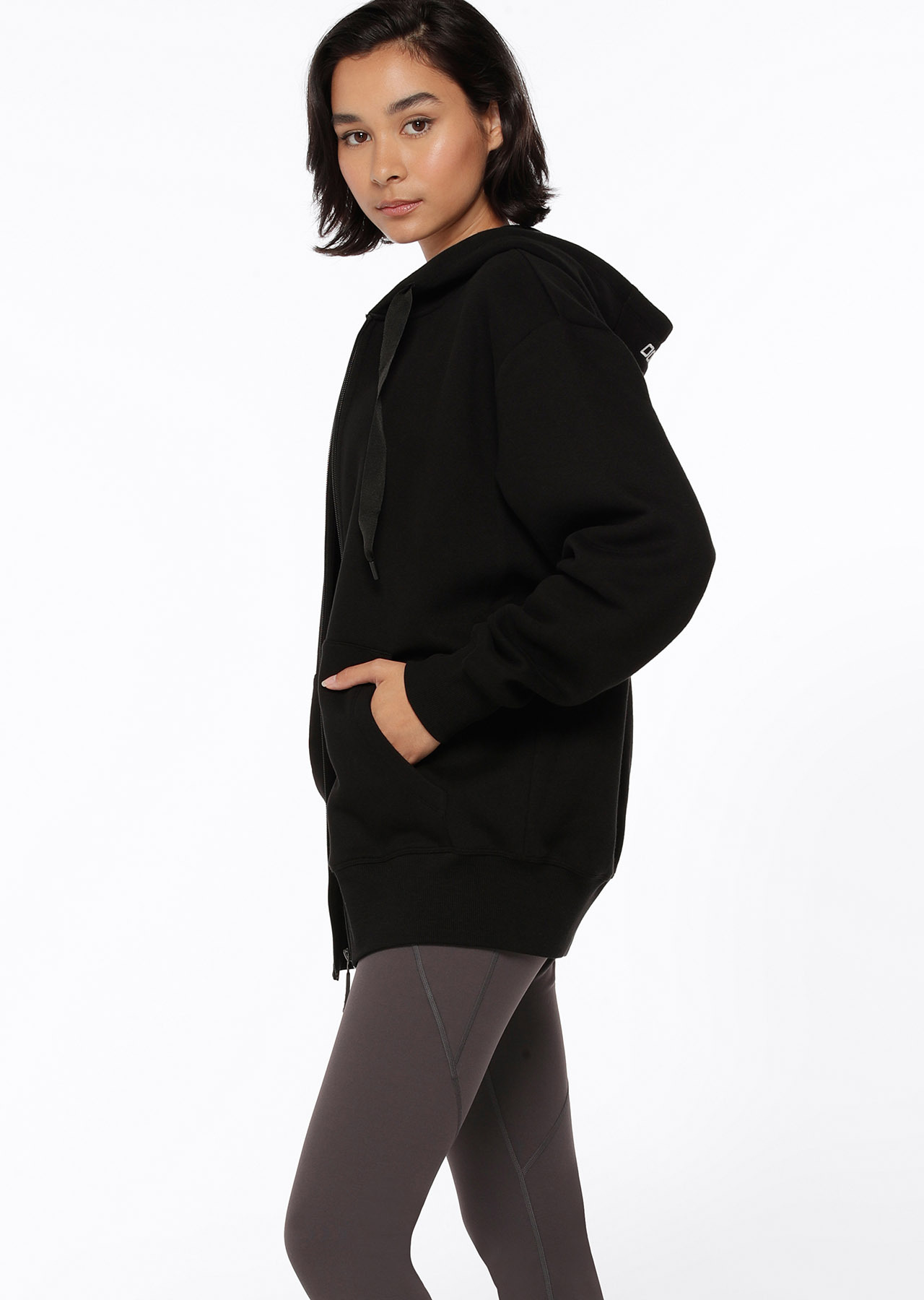 Lorna Jane Fleece Zip Thru Hoodie