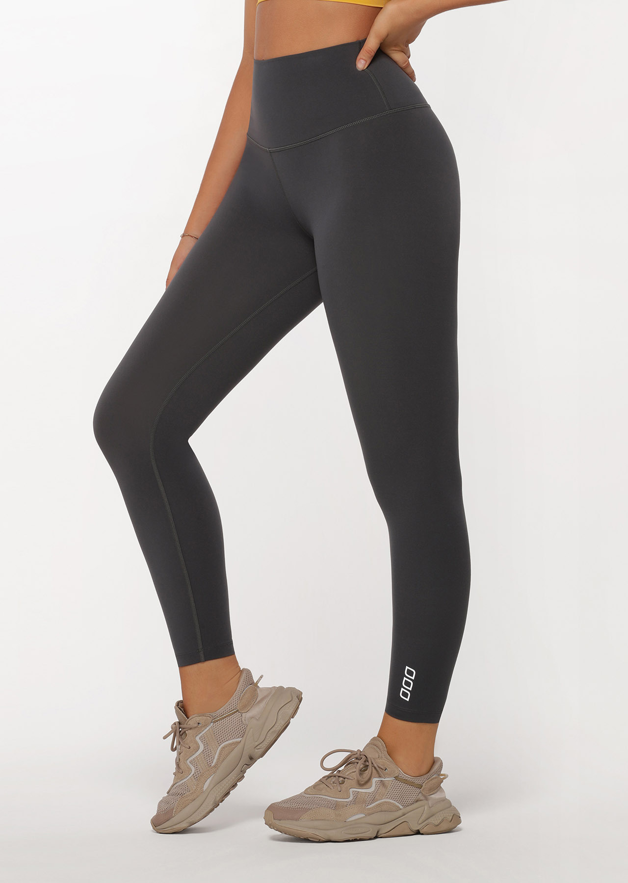 Lorna Jane Hi-Fold Lotus Ankle Biter Leggings