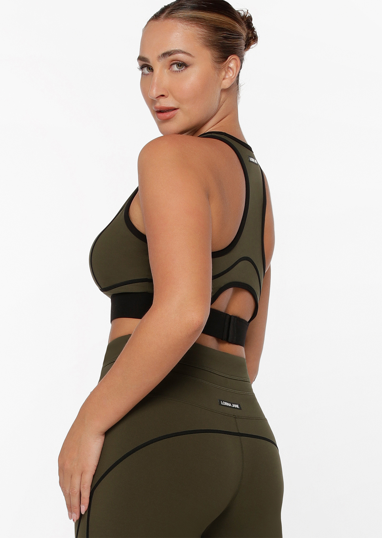 Lorna Jane Contrast Racer Sports Bra