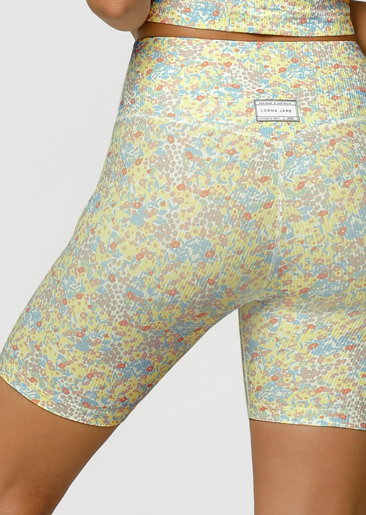 Lorna Jane Wildflower Rib Bike Short