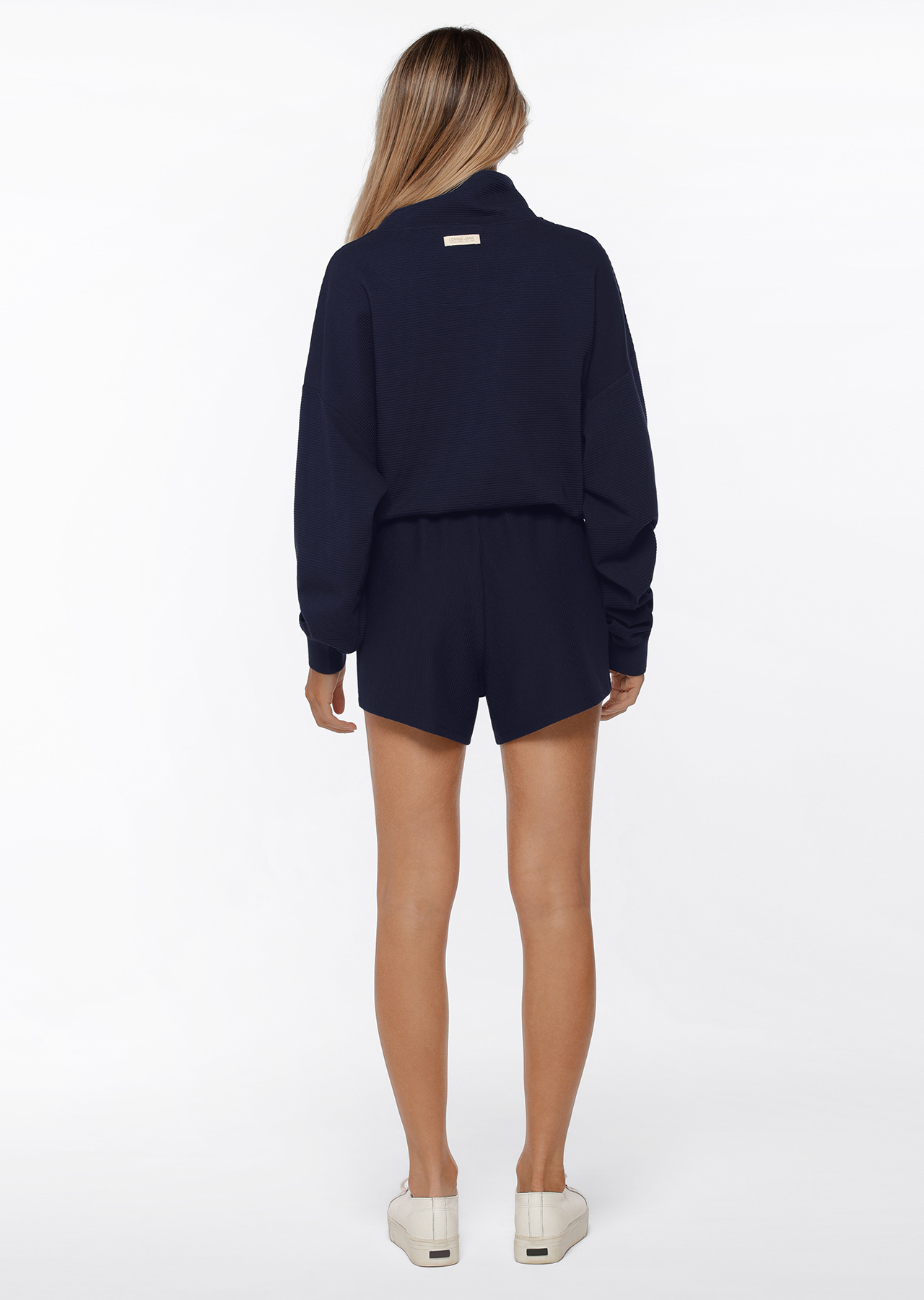 Lorna Jane Rib Quarter Zip Sweat