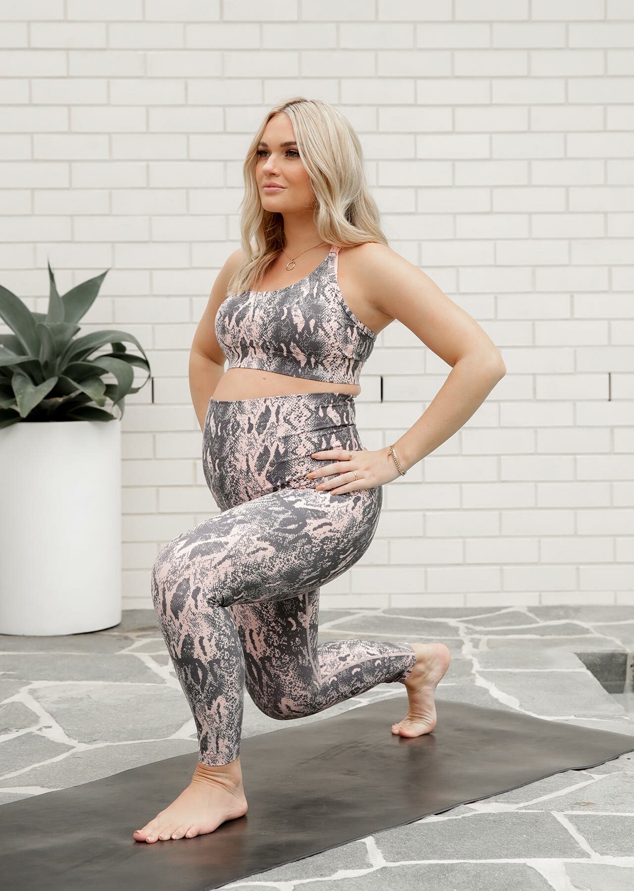 Lorna Jane Maternity Printed Ankle Biter Leggings