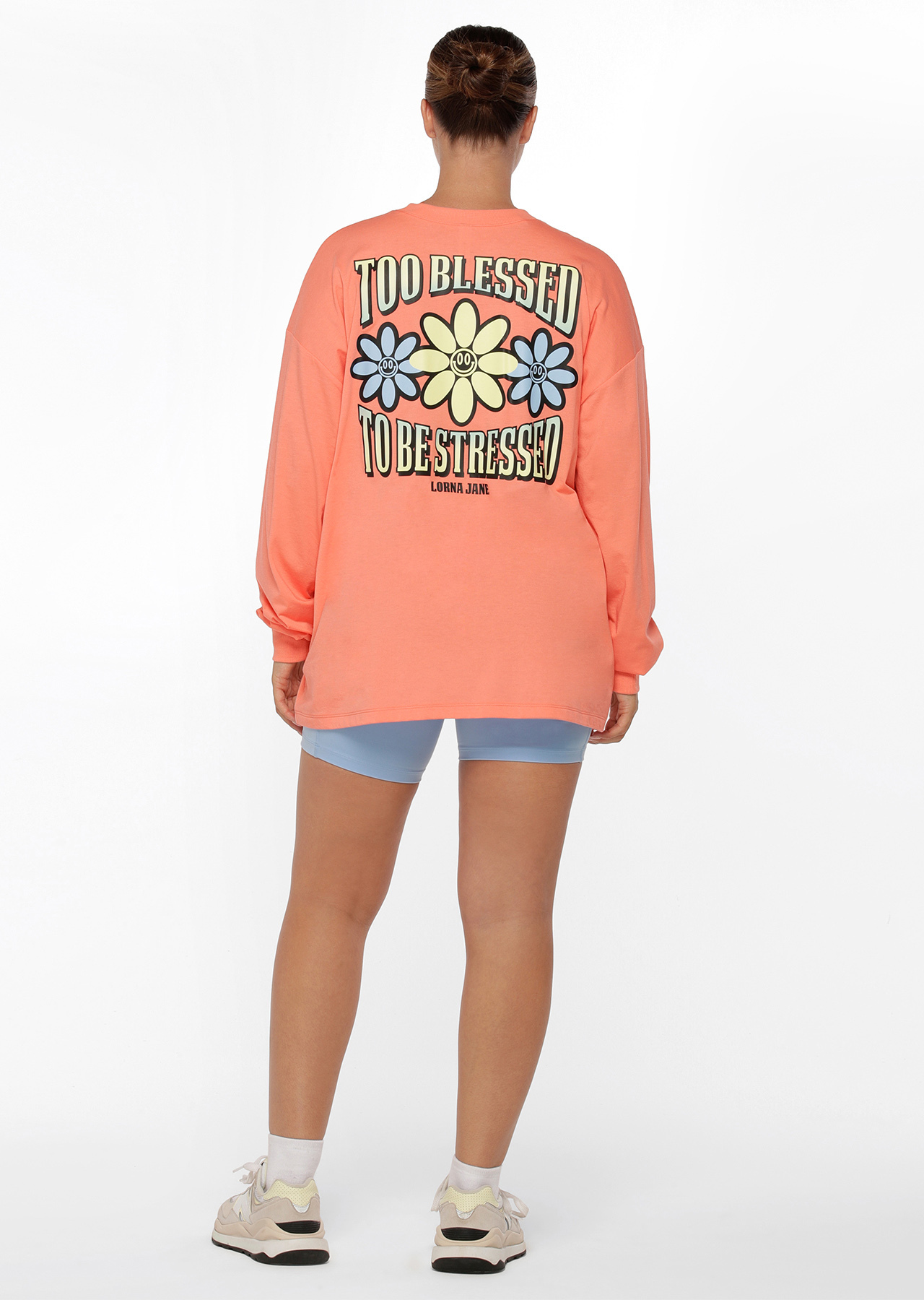 Lorna Jane Too Blessed Oversized Long Sleeve Top