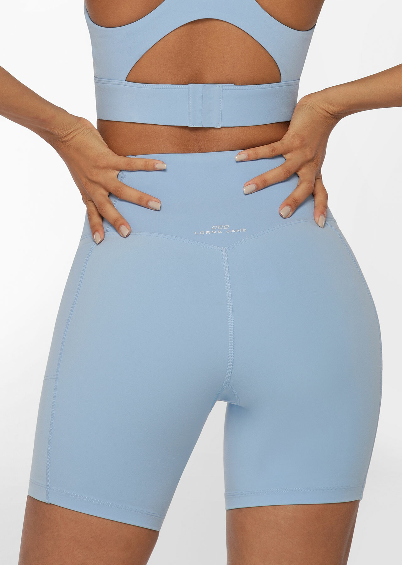 Lorna Jane Tuck Front Phone Pocket Bike Short