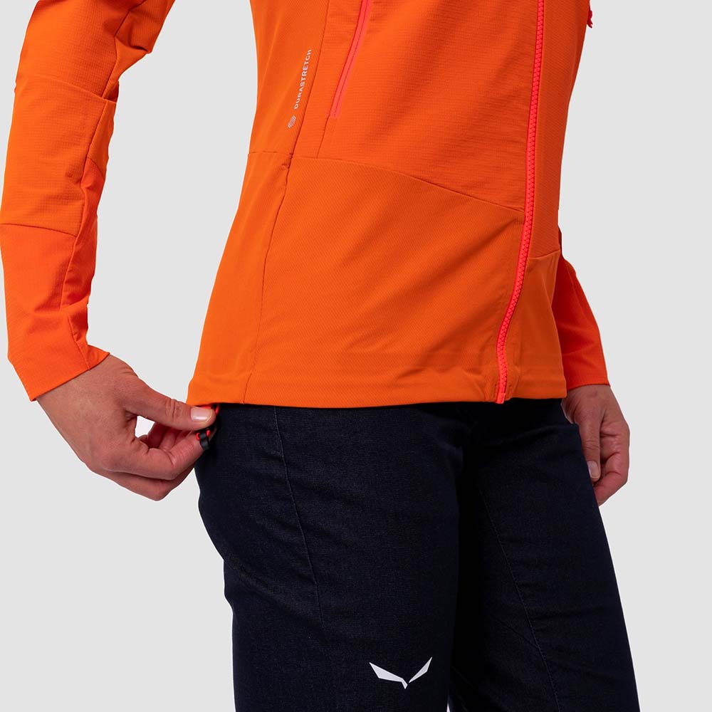 Salewa Agner Durastretch Red Orange Women Jacket