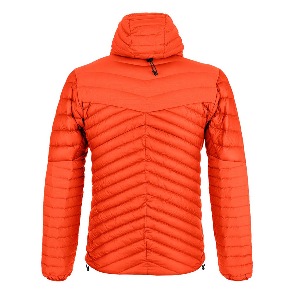 Salewa Ortles Light 2 RDS Down Red Orange Men Hooded Jacket