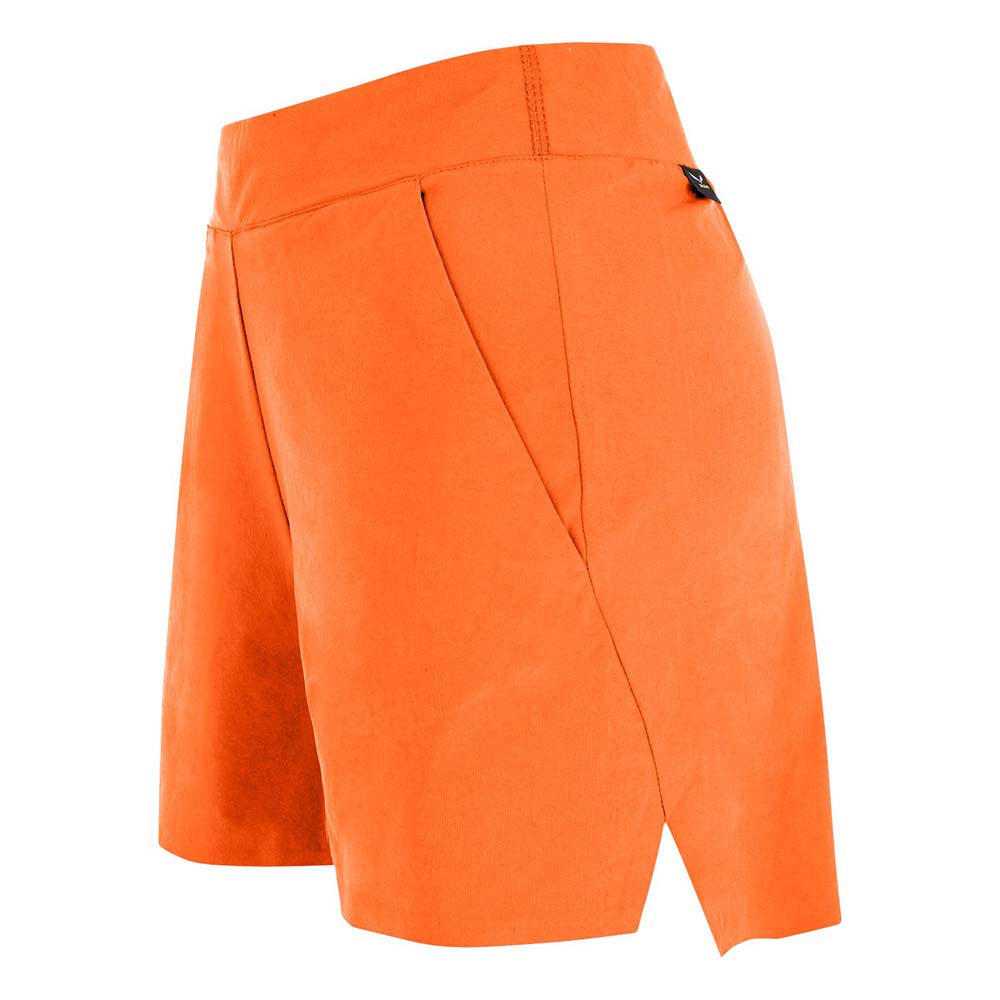 Salewa Lavaredo Durastretch Red Orange Women Shorts