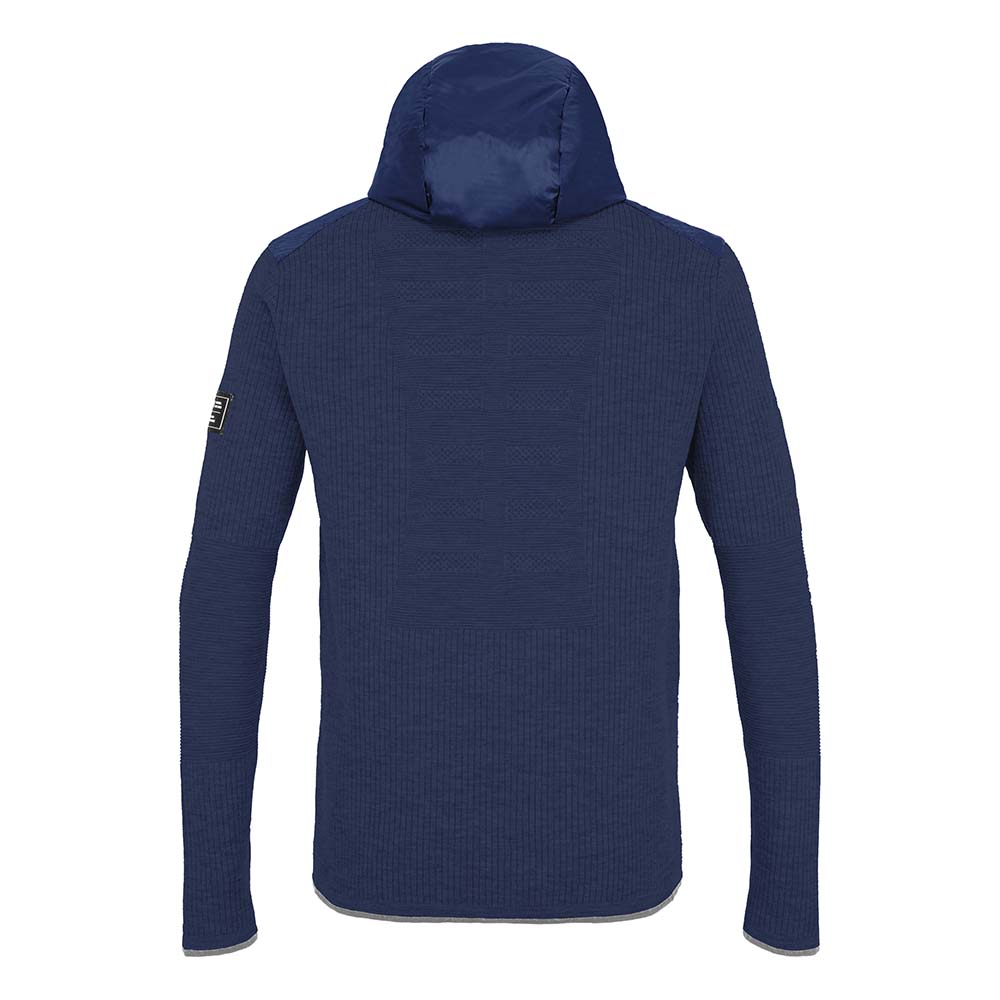 Salewa Fanes Engineered Merino Hybrid Blue Men Jacket