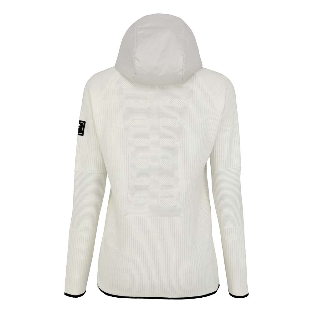 Salewa Fanes Engineered Merino Hybrid Beige Women Jacket