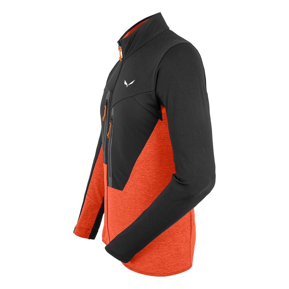 Salewa Ortles Alpine Merino Red Orange Men Jacket