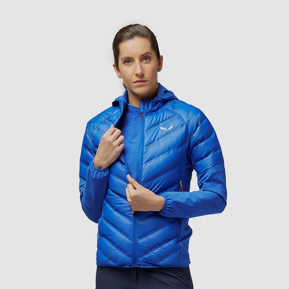 Salewa Agner Hybrid Blue Women Down Jacket