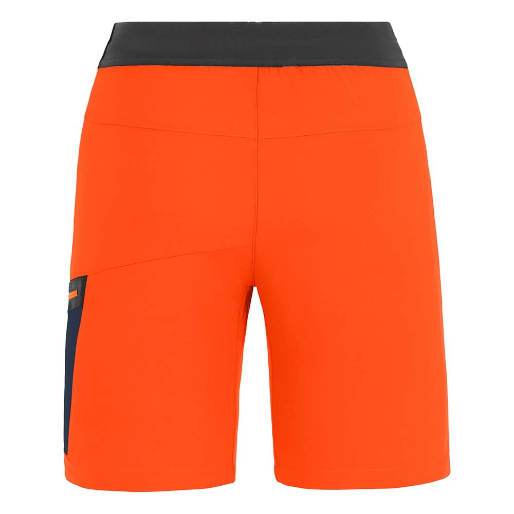 Salewa Agner Durastretch Red Orange Boys Shorts
