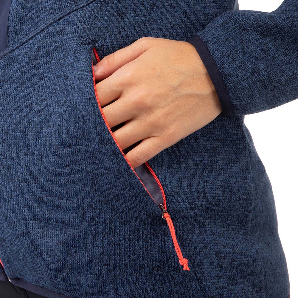 Salewa Rocca 2 Polarlite Fleece Navy Blue Women Tops