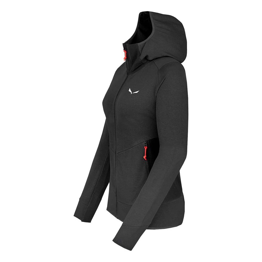 Salewa Lavaredo Hemp Black Women Hooded Jacket