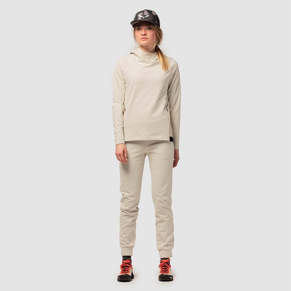 Salewa Fanes Merino Beige Women Hoodies