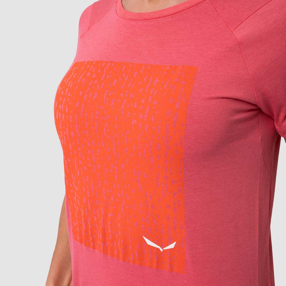 Salewa Pure Box Dryton Pink Women T-Shirts