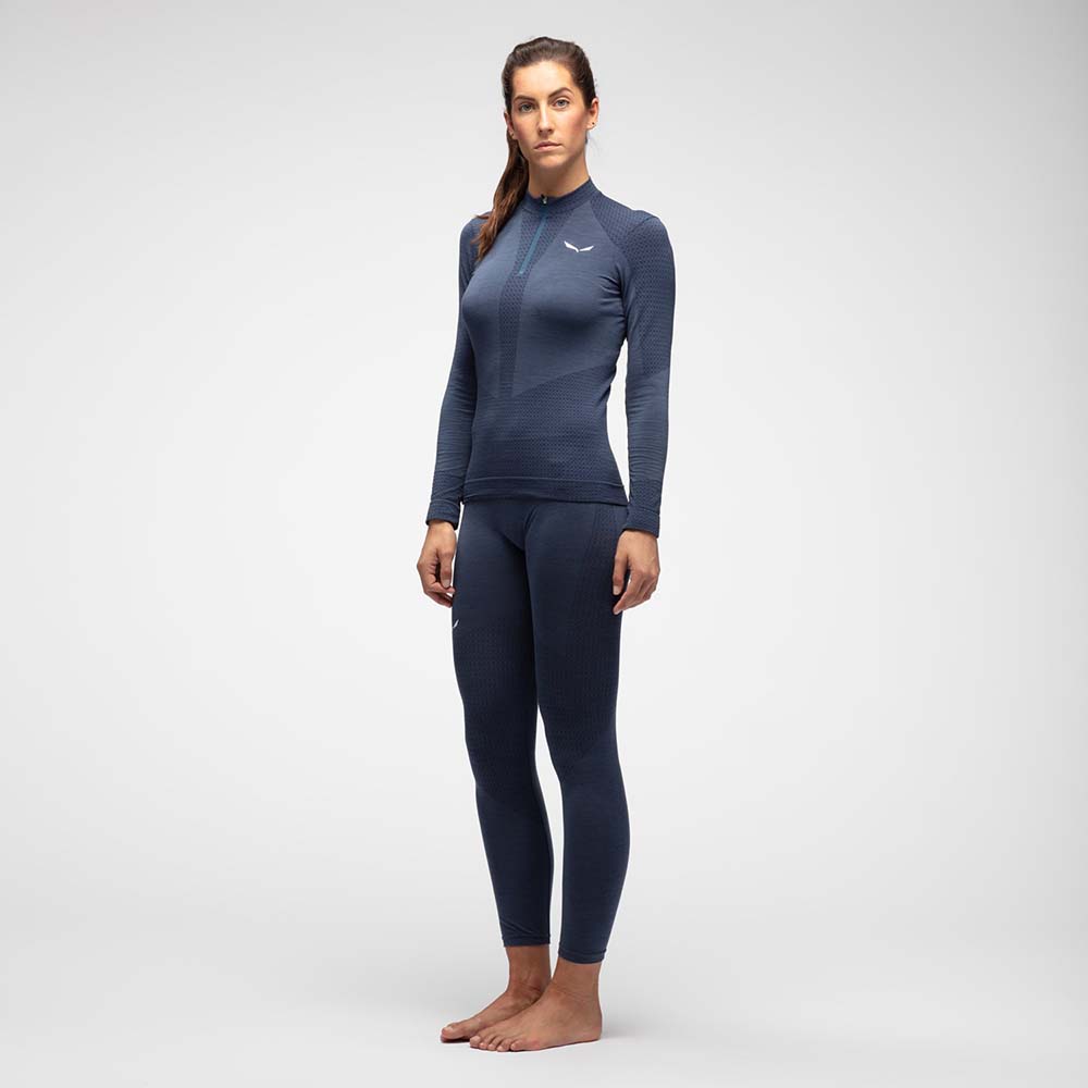 Salewa Zebru Responsive Dark Blue Women Tights
