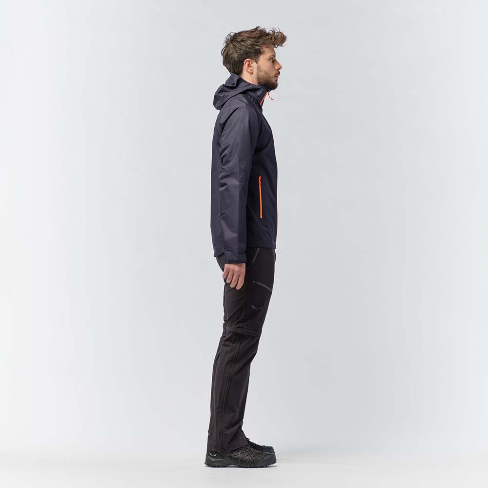 Salewa Puez Aqua Powertex Hardshell Navy Blue Men Jacket