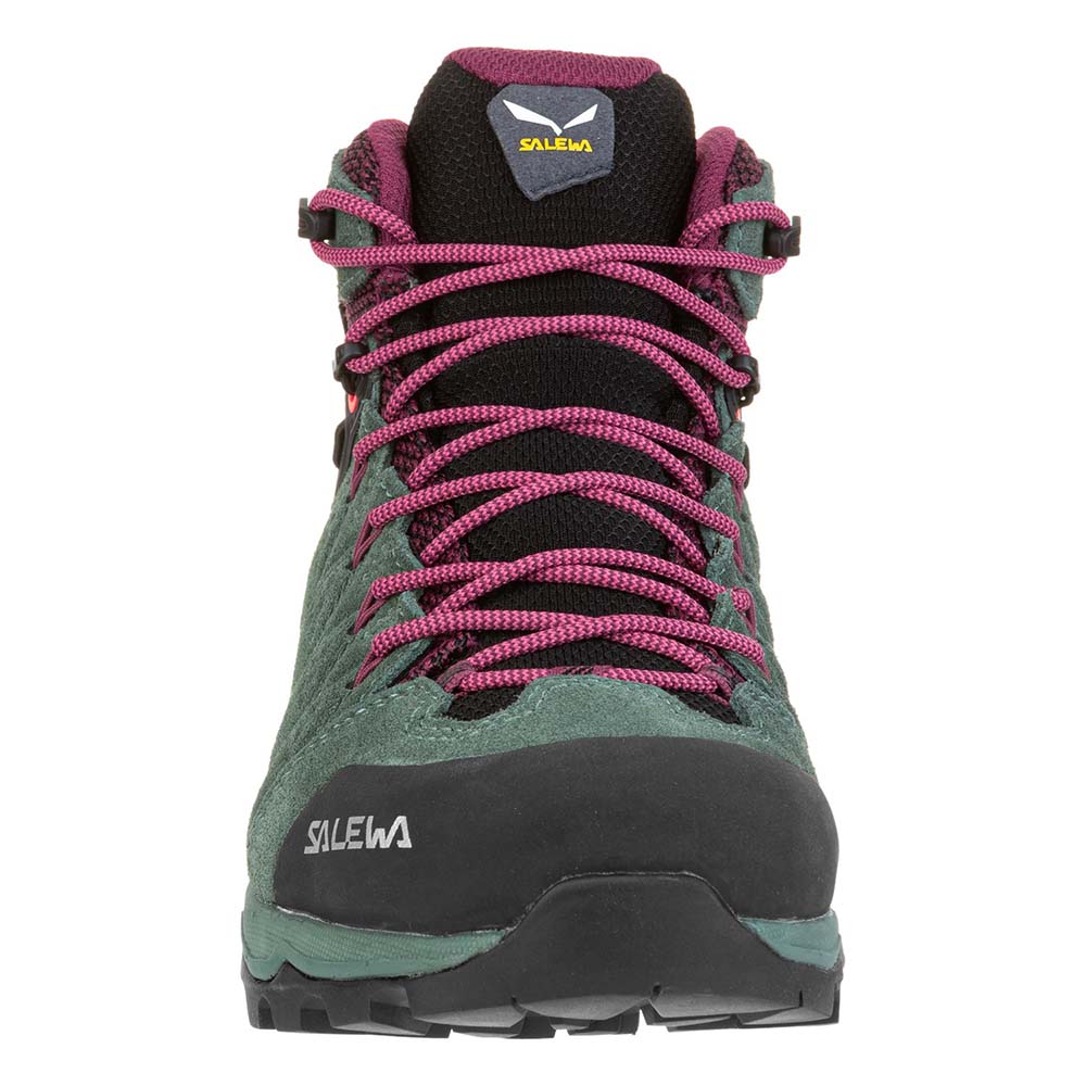 Salewa Alp Mate Mid Waterproof Green Women Hiking Shoes