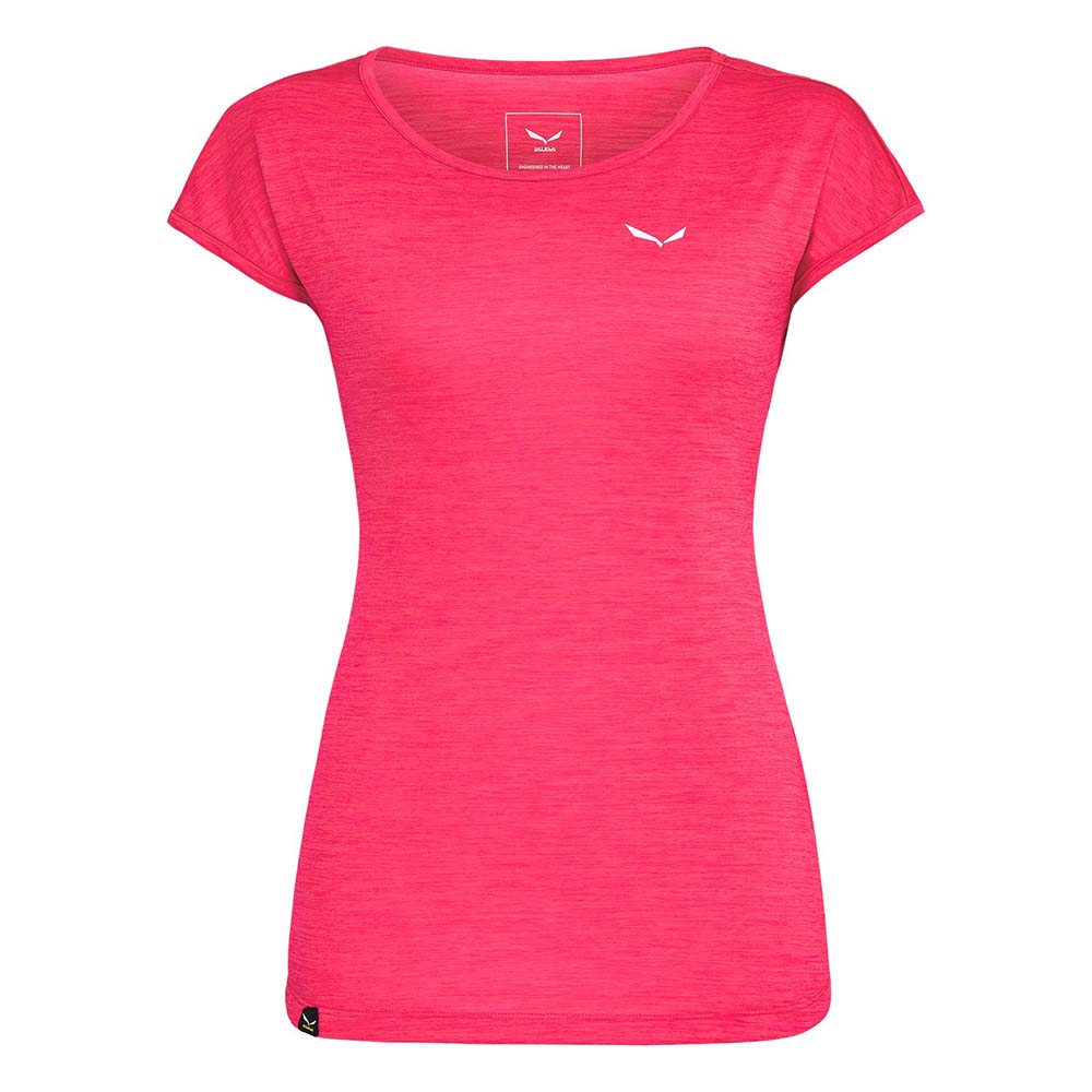 Salewa Puez Melange Dry Red Women T-Shirts