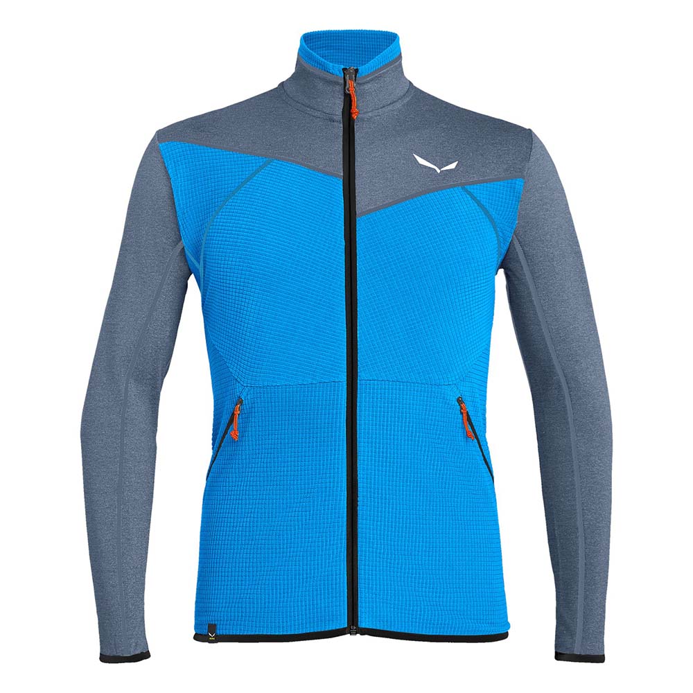 Salewa Puez Hybrid Polarlite Fleece Blue Men Tops