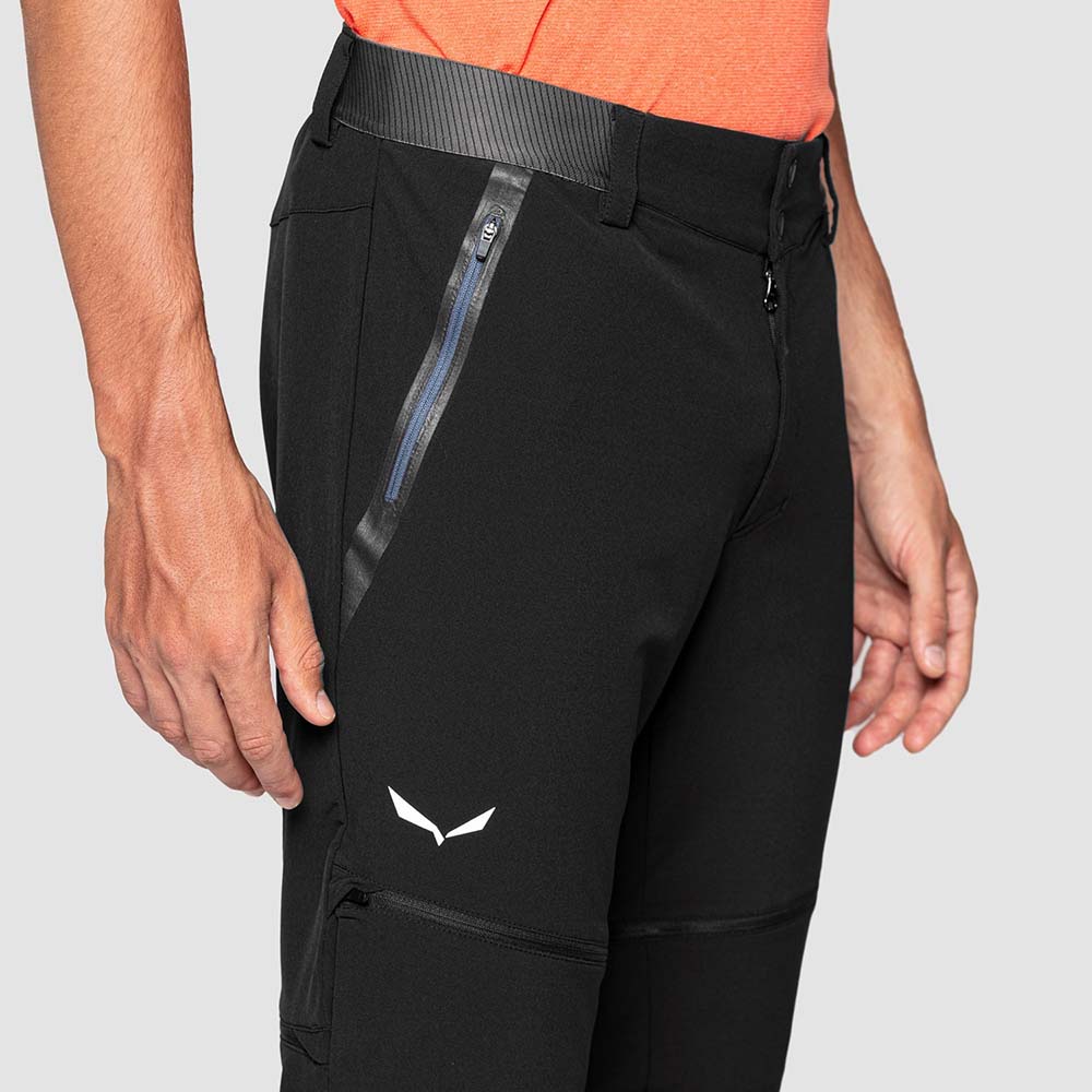 Salewa Pedroc 2 Durastretch Zip Off Black Men Pants