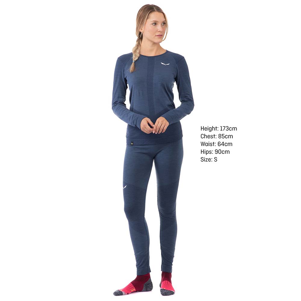 Salewa Zebru Responsive Dark Blue Women Tights