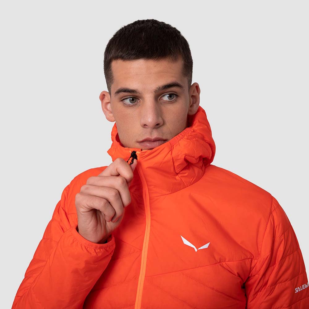 Salewa Brenta RDS Red Orange Men Down Jacket