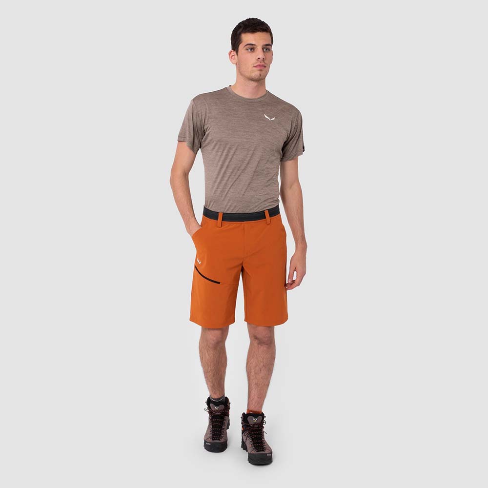 Salewa Puez 3 Durastretch Orange Men Shorts