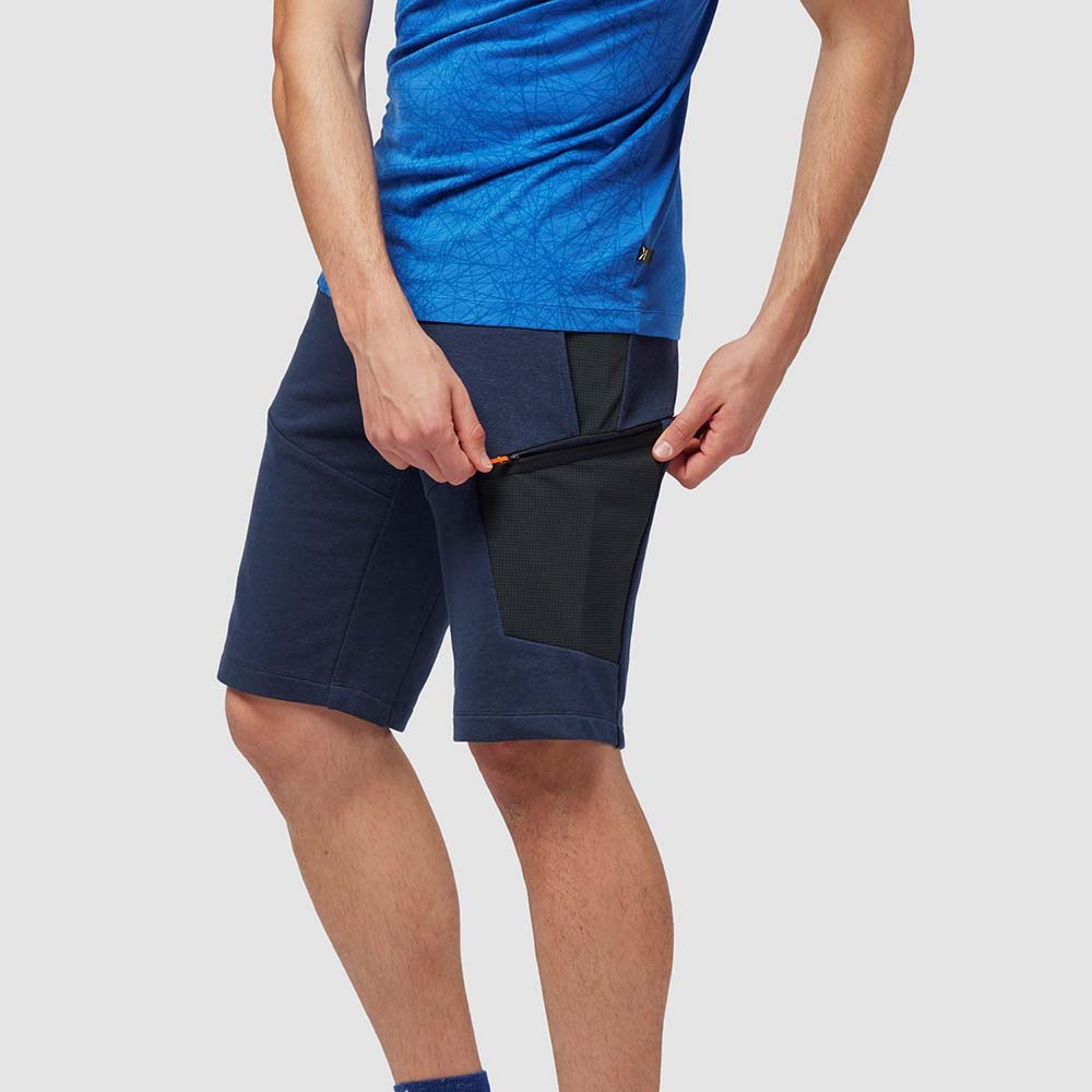 Salewa Lavaredo Hemp Train Navy Blue Men Shorts