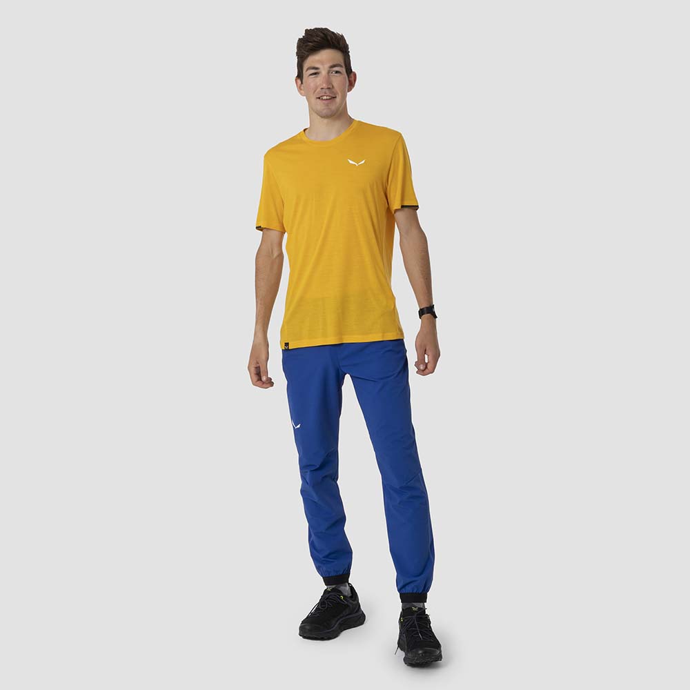 Salewa Pedroc Durastretch Wool Blue Men Pants