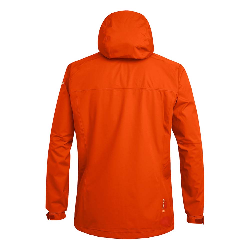 Salewa Puez Aqua Powertex Hardshell Red Orange Men Jacket
