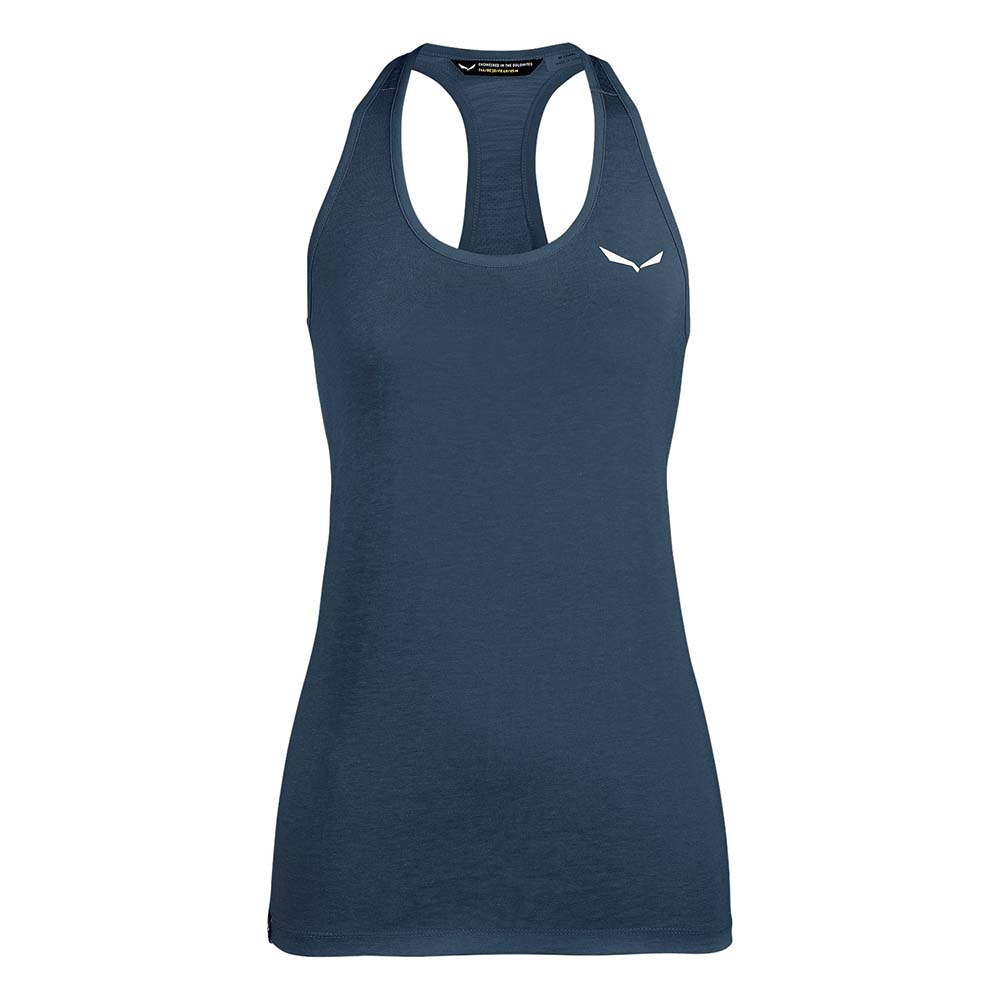 Salewa Agner Hybrid Dry Navy Blue Women Tank Top