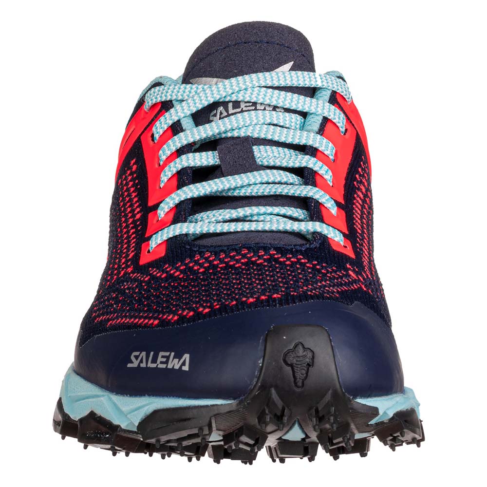 Salewa Lite Train K Blue/Coral Women Speed Hiking Shoes