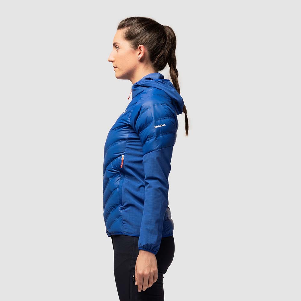 Salewa Agner Hybrid Blue Women Down Jacket
