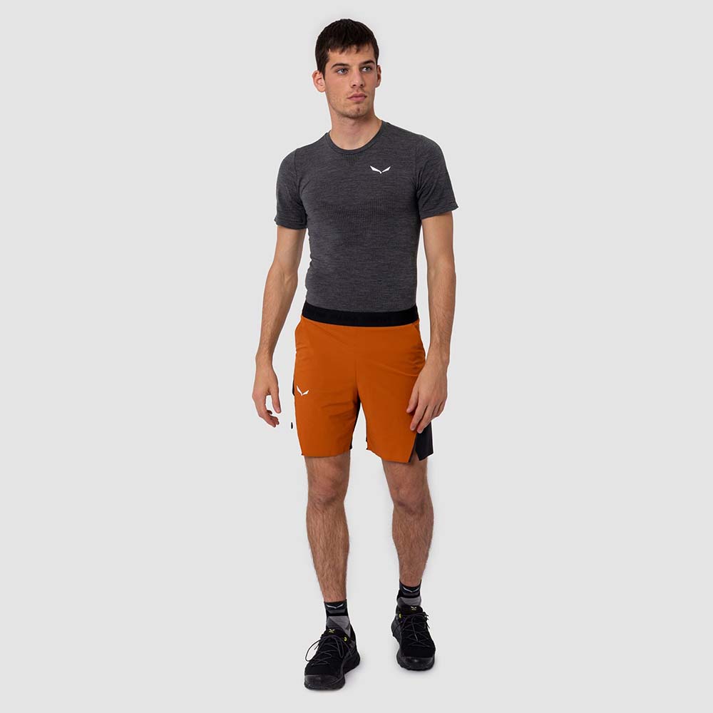 Salewa Pedroc Durastretch Orange Men Shorts