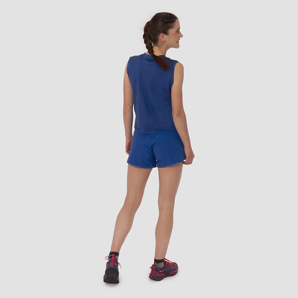 Salewa Pedroc Alpine Merino Blue Women Tank Top