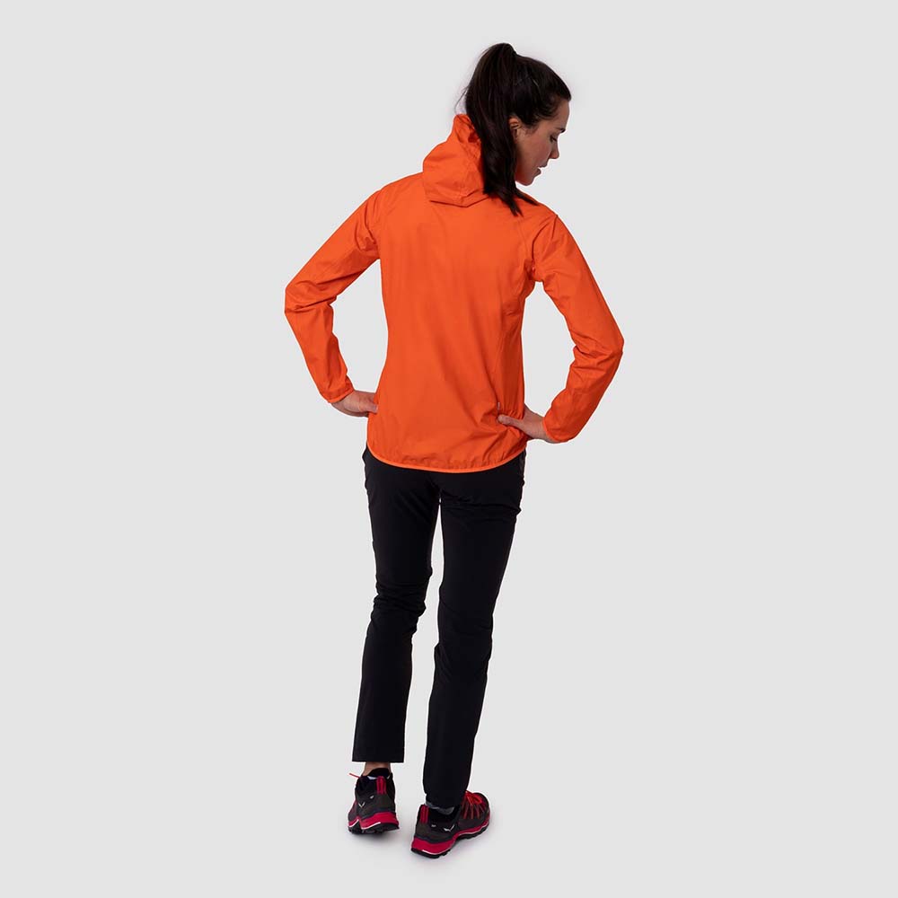 Salewa Puez Light Powertex Hardshell Red Orange Women Jacket